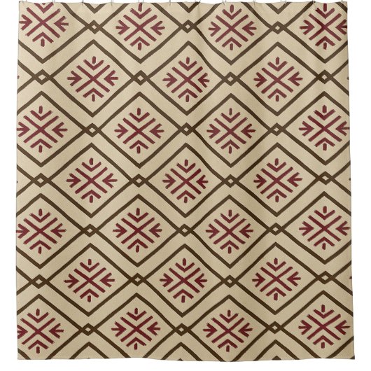 トライバルシャワインスパイアーカーテン シャワーカーテン (正面)