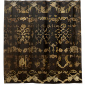 トライバルシャワーカーテンスタイル2 シャワーカーテン (正面)