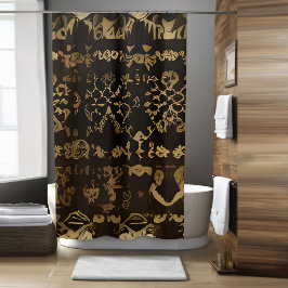 トライバルシャワーカーテンスタイル2 シャワーカーテン