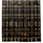 トライバルシャワーカーテンスタイル3 シャワーカーテン (正面)