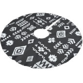 トライバルジオメトリックスタイリッシュス:シームレスな背景。 ブラッシュドポリエステルツリースカート (アングル)