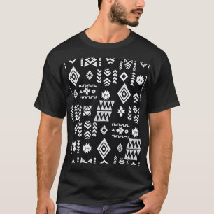 トライバルジオメトリックスタイリッシュス:シームレスな背景。 Tシャツ