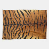 トライバルジャングル動物の毛皮タイガープリント キッチンタオル (横)