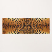 トライバルジャングル動物の毛皮タイガープリント ヨガマット (裏面(横))