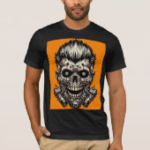 トライバルスカルコレクション Tシャツ (正面)