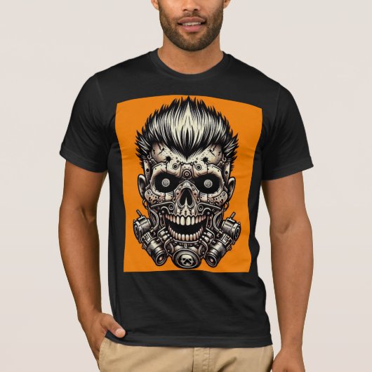 トライバルスカルコレクション Tシャツ (正面)