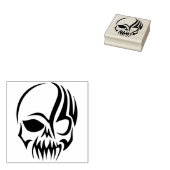トライバルスカルスタンプ ラバースタンプ (押印)