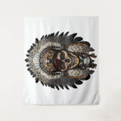 トライバルスカル タペストリー (正面)