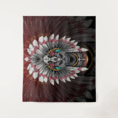 トライバルスカル タペストリー (正面)