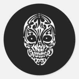 トライバルスカル ラウンドシール