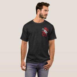 トライバルスキューバ国旗のタコ Tシャツ