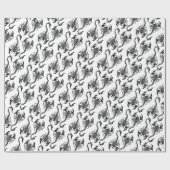 トライバルスコーピオンアート ラッピングペーパー (フラット)