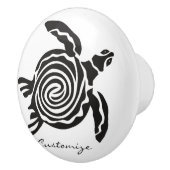 トライバルスタイルタートルサンダー_コーブ セラミックノブ (右)