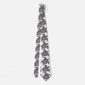 トライバルスタイルタートルサンダー_コーブ ネクタイ (裏面)