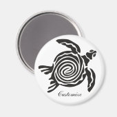 トライバルスタイルタートルサンダー_コーブ マグネット (正面/裏面)