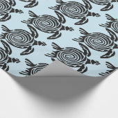 トライバルスタイルタートルサンダー_コーブ ラッピングペーパー (角)