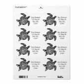 トライバルスタイルタートルサンダー_コーブ ラベル (フルシート)