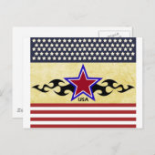 トライバルスターストライプズ ポストカード (正面/裏面)