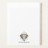 トライバルゾウイラストレーション プランナー手帳 (裏面)