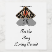 トライバルタイガーモスモノグラム ワインラベル (シングルラベル)