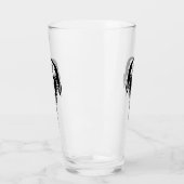 トライバルタトゥーの馬蹄蟹スタイル タンブラーグラス (左)