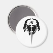 トライバルタトゥーの馬蹄蟹スタイル マグネット (正面/裏面)