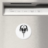 トライバルタトゥーの馬蹄蟹スタイル マグネット (インサイチュ (食洗機))