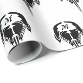 トライバルタトゥーの馬蹄蟹スタイル ラッピングペーパー (ロールコーナー)