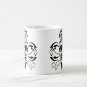 トライバルタトゥースカル コーヒーマグカップ (中央)