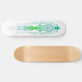 トライバルタトゥータコのイカ スケートボード (横)