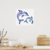 トライバルタトゥーポワーズデュオ ポスター (キッチン)