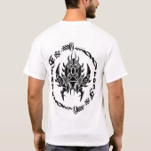 トライバルタトゥーTシャツ Tシャツ (裏面)