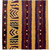 「トライバルタペストリー」 シャワーカーテン (正面)