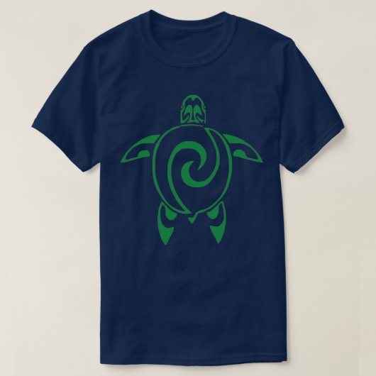 トライバルタートルクトウズアート Tシャツ (デザイン正面)