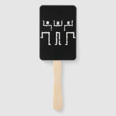 トライバルダンス ハンドファン (裏面)