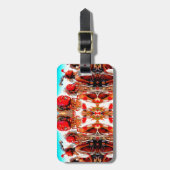 トライバルダンス ラゲッジタグ (正面縦)