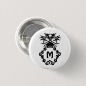 トライバルテキサス州ホーネドリザードトッドプライド 缶バッジ (正面&裏面)