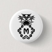 トライバルテキサス州ホーネドリザードトッドプライド 缶バッジ (正面)