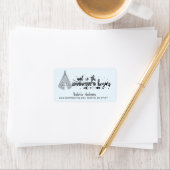 トライバルテペアドベンチャーベビーシャワー住所 シール (インサイチュ)