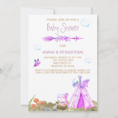 *~*トライバルテペボホキツネウッドランドフォレストガール 招待状 (裏面)