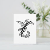 トライバルデザイン ポストカード (スタンド正面)