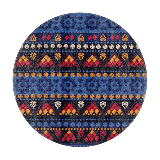 トライバルデザイン:多機能シームレスパターン。 カッティングボード (正面)