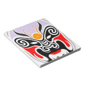 トライバルドラゴンマスク ノートパッド (アングル)