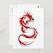 トライバルドラゴン ポストカード (正面/裏面)