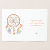 トライバルドリームキャッチャーのボウホベビー 箔カード (内部)