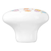 トライバルドリームキャッチャーボホベビー子供部屋 セラミックノブ (側面)