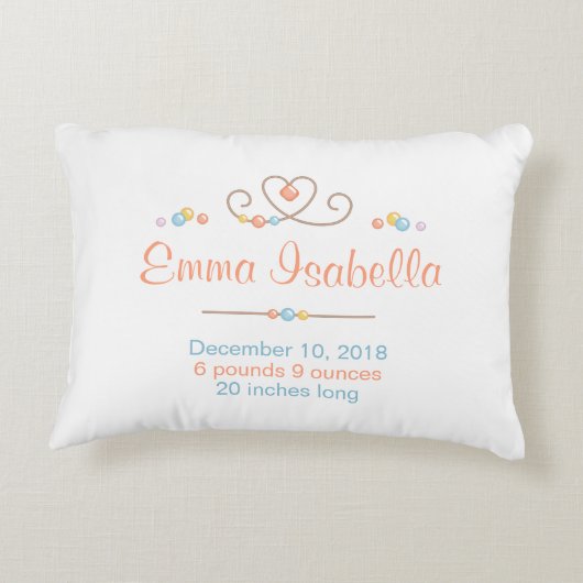 トライバルドリームキャッチャー新生児名誕生キープサケ アクセントクッション (裏面)