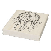 トライバルドリームキャッチャーBohoカラーリングページ ラバースタンプ (スタンプ)