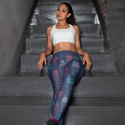 トライバルドールフィッシュカプリレギンス カプリレギンス