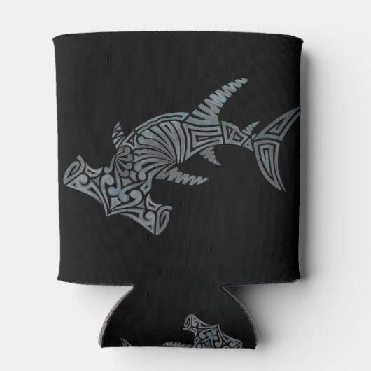 トライバルハマーヘッドオンブラック 缶クーラー (裏面)